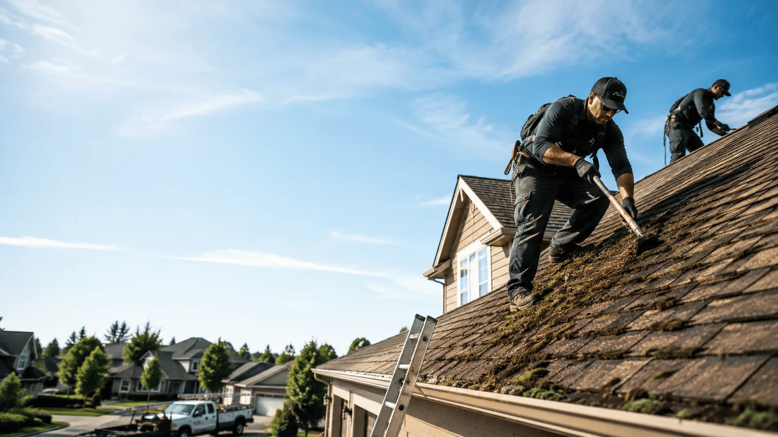 Roof Moss Removal in Thawville, IL near me